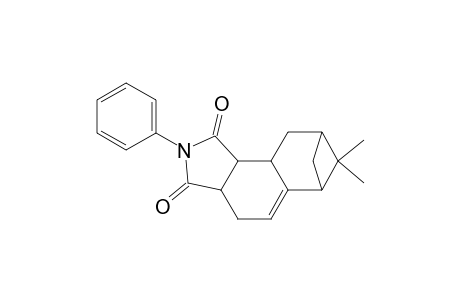 6,8-Methano-1H-benz[e]isoindole-1,3(2H)-dione, 3a,4,6,7,8,9,9a,9b-octahydro-7,7-dimethyl-2-phenyl-