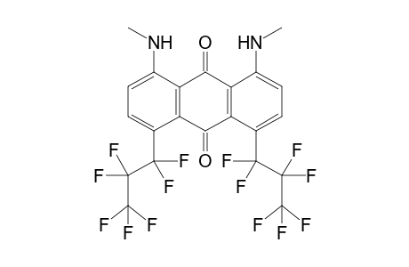 1,8-Bis(methylamino)-4,5-bis(perfluoropropyl)anthraquinone
