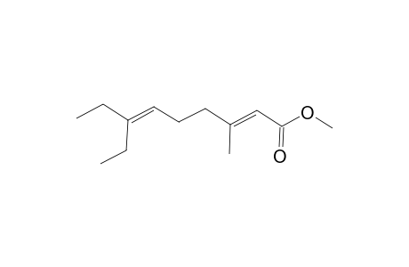 2,6-Nonadienoic acid, 7-ethyl-3-methyl-, methyl ester, (E)-