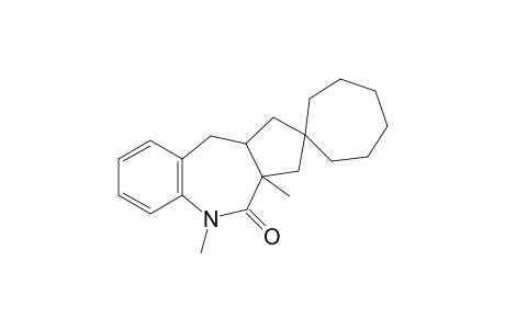 3a,5-dimethylspiro[1,3,10,10a-tetrahydrocyclopenta[c][1]benzazepine-2,1'-cycloheptane]-4-one