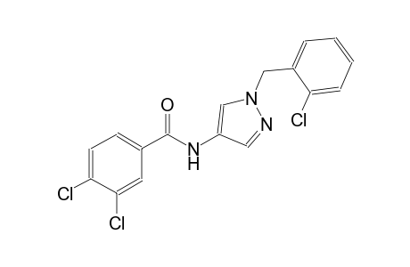 3,4-dichloro-N-[1-(2-chlorobenzyl)-1H-pyrazol-4-yl]benzamide