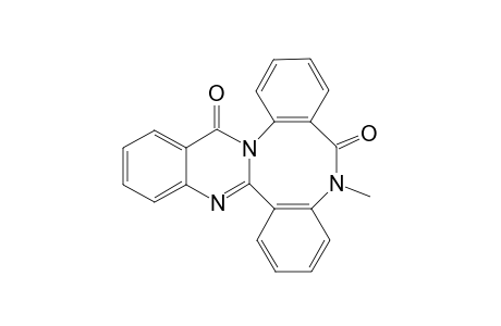 N-Methyldibenzo[3,4:7,8][1,5]diazocino[6,5-b']quinazolin-5,16-dione