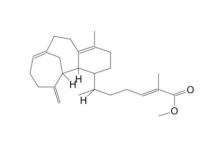 2-HEPTENOIC ACID, 6-(2,3,4,4A,5,6,7,8,11,12-DECAHYDRO-1-METHYL-6-METHYLENE-5,10-METHANOBENZOCYCLODECEN-4-YL)-2-METHYL-METHYL ESTER