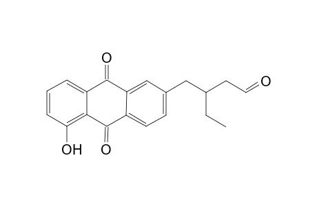 rac-4-(5-Hydroxy-9,10-dioxo-9,10-dihydroanthracene-2-ylmethyl)-3-pentanal