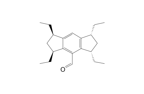 (1R*,3S*,5S*,7R*)-1,2,3,5,6,7-Hexahydro-1,3,5,7-tetraethyl-s-indacene-4-carboxaldehyde
