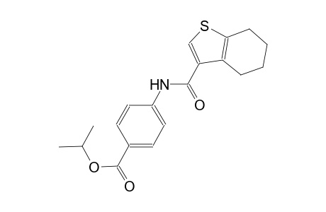 isopropyl 4-[(4,5,6,7-tetrahydro-1-benzothien-3-ylcarbonyl)amino]benzoate