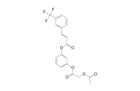 1,3-Benzenediol, o-acetoxyacetyl-o'-(trans-3-trifluoromethylcinnamoyl)-