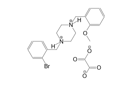 1-(2-bromobenzyl)-4-(2-methoxybenzyl)piperazinediium oxalate