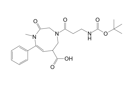 (Z)-4-(3-tert-Butoxycarbonylamino)propanoyl-1-methyl-2-oxo-8-phenyl-1,2,3,4,5,6-hexahydro-1,4-diazocine-6-carboxylic Acid