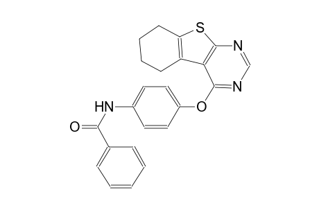 benzamide, N-[4-[(5,6,7,8-tetrahydrobenzo[4,5]thieno[2,3-d]pyrimidin-4-yl)oxy]phenyl]-