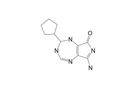 8-AMINO-4-CYCLOPENTYL-4,5-DIHYDRO-3H-PYRROLO-[3,4-F]-1,3,5-TRIAZEPIN-6-ONE