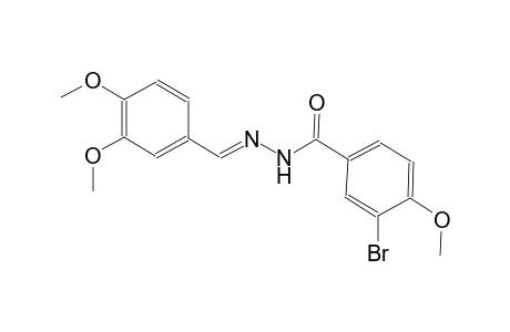 benzoic acid, 3-bromo-4-methoxy-, 2-[(E)-(3,4-dimethoxyphenyl)methylidene]hydrazide