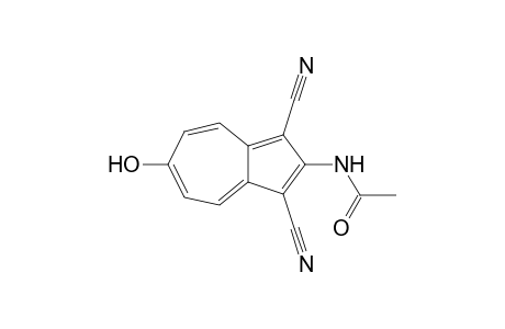 2-Acetamido-6-hydroxy-1,3-dicyanoazulene