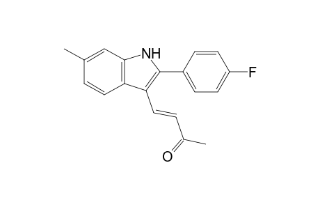 (3E)-4-[2-(4-Fluorophenyl)-6-methyl-1H-indol-3-yl]but-3-en-2-one