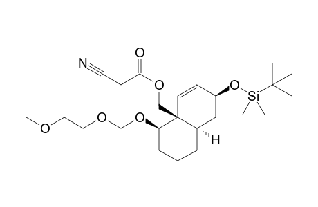 [(2R*,4aR*,5S*,8aS*)-2-tert-Butyldimethylsilyloxy-5-(1,3,6-trioxaheptyl)-1,2,4a,5,6,7,8,8a-octahydro-4a-naphthyl]methyl cyanoacetate