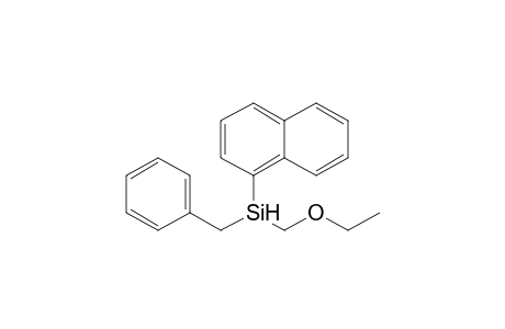 (+-)-Benzylethoxymethyl(1-naphthyl)silane