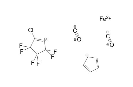 Iron, dicarbonyl(2-chloro-3,3,4,4,5,5-hexafluoro-1-cyclopenten-1-yl)-.pi.-cyclopentadienyl-