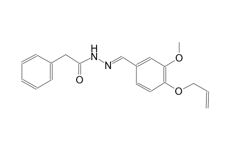 benzeneacetic acid, 2-[(E)-[3-methoxy-4-(2-propenyloxy)phenyl]methylidene]hydrazide