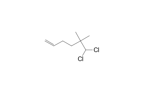 6,6-Dichloro-5,5-dimethyl-1-hexene