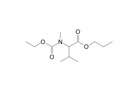 Valine, N-methyl-N-ethoxycarbonyl-, propyl ester