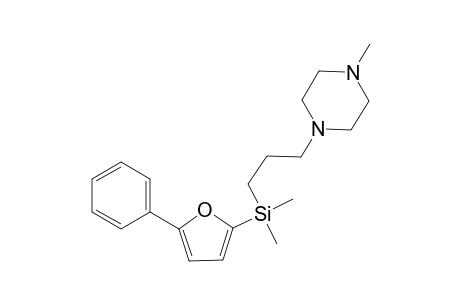 1-{3-[Dimethyl(5-phenylfuran-2-yl)silyl]propyl}-4-methylpiperazine