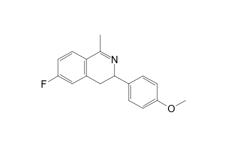 6-Fluoro-3-(4-methoxyphenyl)-1-methyl-3,4-dihydroisoquinoline