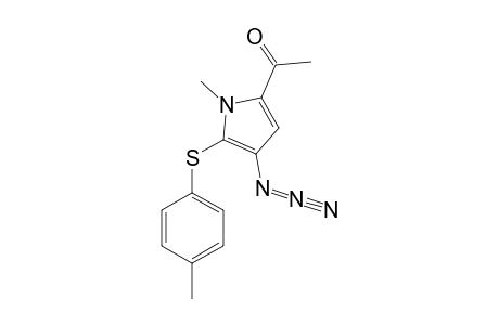 2-ACETYL-4-AZIDO-1-METHYL-5-(4-METHYLPHENYLTHIO)-PYRROLE