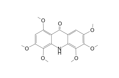1,3,4,5,6,7-Hexamethoxyacridone