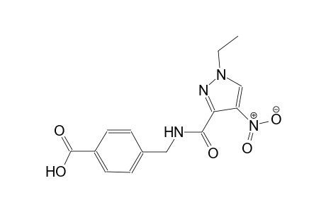 4-({[(1-ethyl-4-nitro-1H-pyrazol-3-yl)carbonyl]amino}methyl)benzoic acid