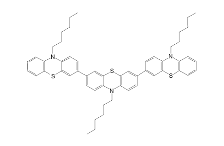 3,7-Bis(10-hexyldibenzothiazine-3-yl)-10-hexyldibenzothiazine