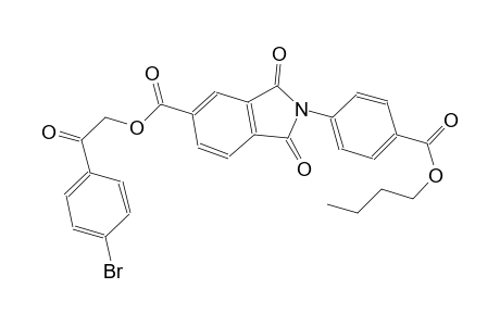 1H-isoindole-5-carboxylic acid, 2-[4-(butoxycarbonyl)phenyl]-2,3-dihydro-1,3-dioxo-, 2-(4-bromophenyl)-2-oxoethyl ester