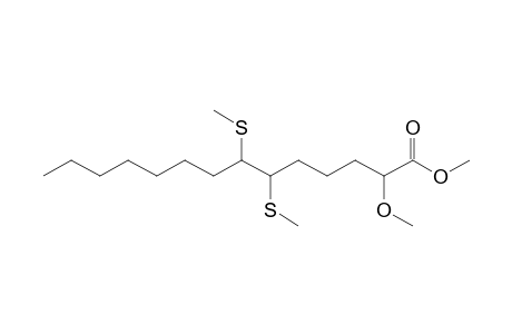 2-Methoxy-6,7-bis(methylthio)myristic acid methyl ester