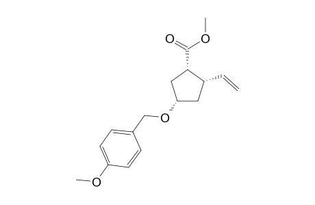 Cyclopentanecarboxylic acid, 2-ethenyl-4-[(4-methoxyphenyl)methoxy]-, methyl ester (1.alpha.,2.alpha.,4.alpha.)-