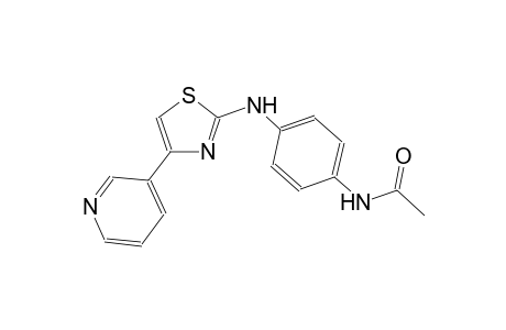 acetamide, N-[4-[[4-(3-pyridinyl)-2-thiazolyl]amino]phenyl]-