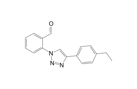 2-(4-(4-ethylphenyl)-1H-1,2,3-triazol-1-yl)benzaldehyde