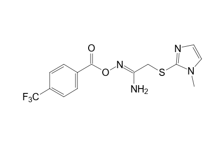 2-[(1-methylimidazol-2-yl)thio]-O-(alpha,alpha,alpha-trifluoro-p-toluoyl)acetamidoxime