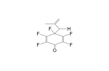 4-(2-METHYLPROP-2-ENYL)-2,3,4,5,6-PENTAFLUORO-2,5-CYCLOHEXADIENONE