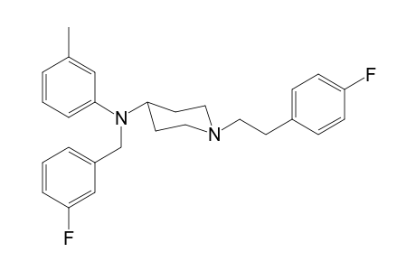 N-3-Fluorobenzyl-1-[2-(4-fluorophenyl)ethyl]-N-3-methylphenylpiperidin-4-amine