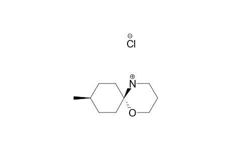 9-METHYL-1,5-OXAZASPIRO-[5.5]-UNDECANE-HYDROCHLORIDE;TRANS-ISOMER