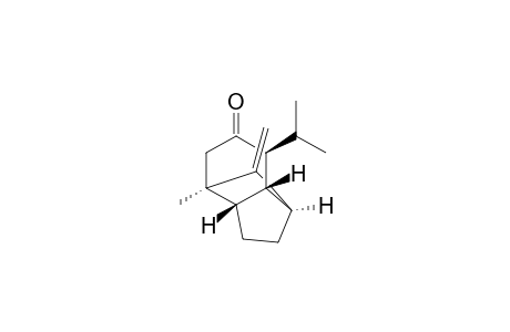(1RS,2SR,3SR,6SR,8SR)-3-isopropyl-6-methyl-7-methylidenetricyclo[4.4.0.0(2,8)]decan-5-one
