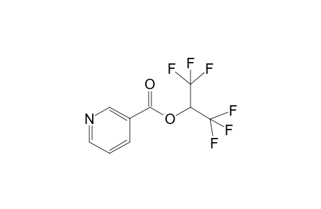 1,1,1,3,3,3-Hexafluoropropan-2-yl nicotinate