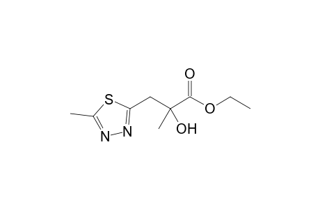 2-[2'-Hydroxy-2'-(ethoxycarbonyl)propyl]-5-methyl-1,3,4-thiadiazole