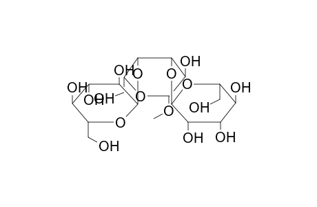 METHYL 3-O-ALPHA-D-MANNOPYRANOSYL-(4-O-ALPHA-D-GLUCOPYRANOSYL)-BETA-D-GALACTOPYRANOSIDE