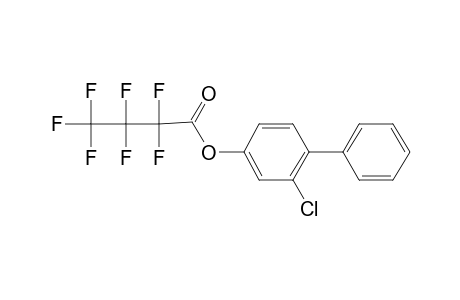 4-Hydroxy-2-chlorobiphenyl, heptafluorobutyrate