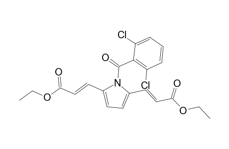 (E)-3-[1-(2,6-dichlorobenzoyl)-5-[(E)-3-ethoxy-3-keto-prop-1-enyl]pyrrol-2-yl]acrylic acid ethyl ester