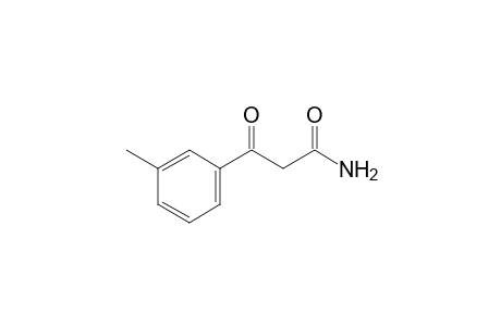 3-(3-Methylphenyl)-3-oxopropanamide