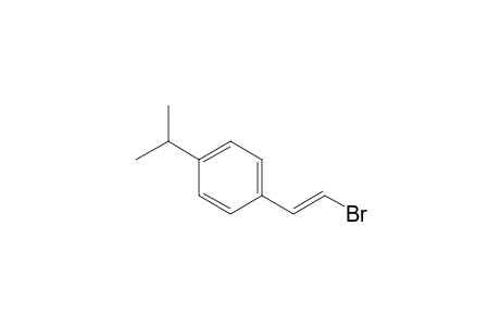 1-[(E)-2-bromanylethenyl]-4-propan-2-yl-benzene