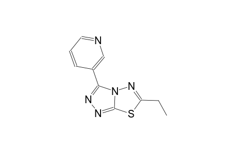 [1,2,4]triazolo[3,4-b][1,3,4]thiadiazole, 6-ethyl-3-(3-pyridinyl)-
