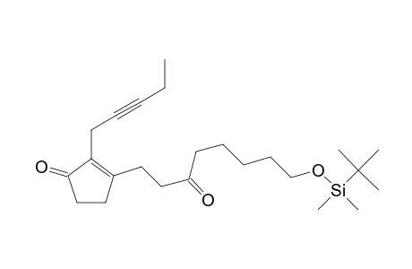 2-Cyclopenten-1-one, 3-[8-[[(1,1-dimethylethyl)dimethylsilyl]oxy]-3-oxooctyl]-2-(2-pentynyl)-