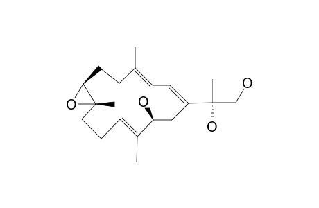 7,8-EPOXY-1,3,11-CEMBRATRIENE-13S(BETA),15R(ALPHA),16-TRIOL